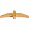 Ekena Millwork Bellingham Rough Sawn Timber Gable Bracket, Western Red Cedar, 60"W x 17"H x 6"D x 6"F, 7/12 Pitch GBW060X17X0606BEL00RWR - alternate 3